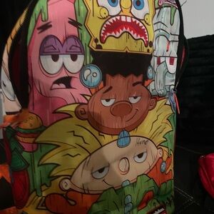 Sprayground Colorful Cartoon Kids Backpack